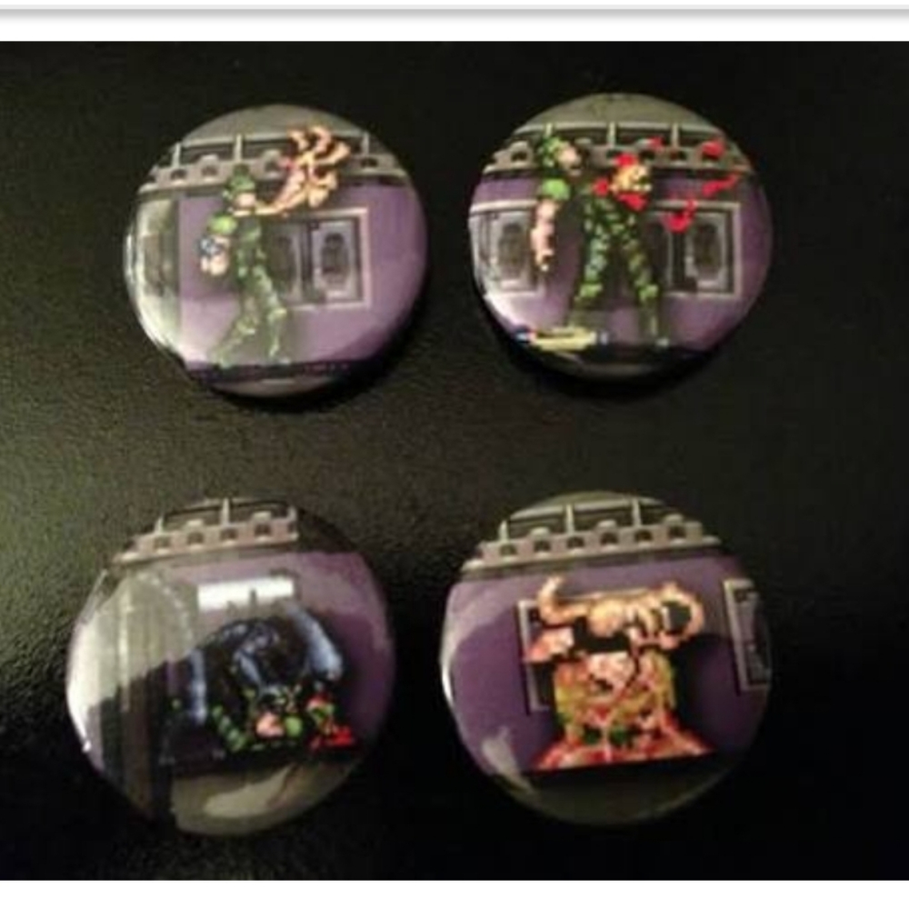 Nintendo DS Aliens Infestation 4-Button Set Retro - Picture 7 of 8